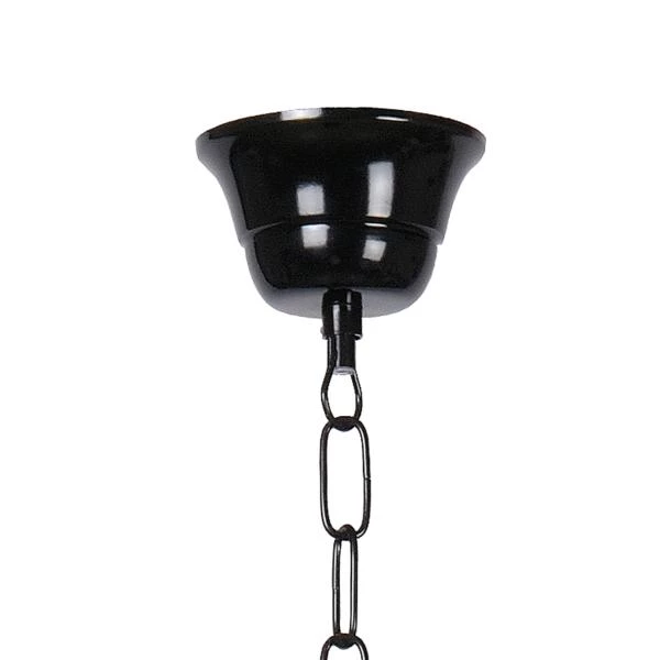 Lucide ARABESQUE - Kroonluchter - Ø 45 cm - 5xE14 - Zwart - detail 2